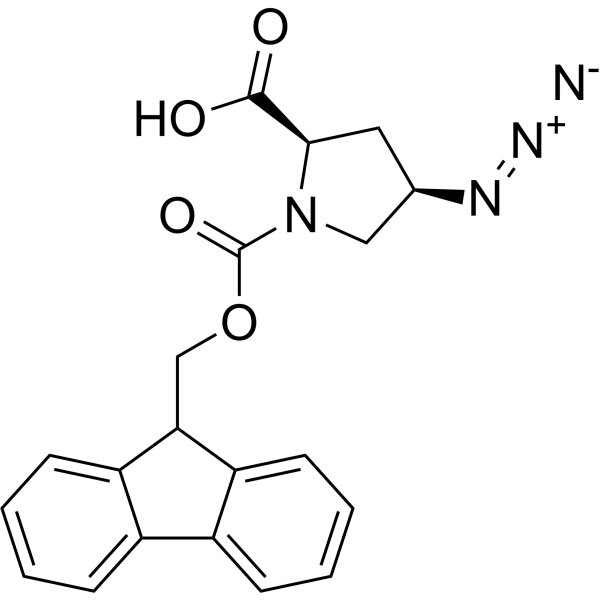 (2R,4R)-Fmoc-D-Pro(4-N3)-OH (cis-4-Azido-N-Fmoc-D-proline) 1378847-51-8